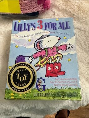 Gamewright Lilly's 3 For All Kids Card Game - Light Blue